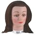 * Extra strong base * "Stands Up" against other manikins to fit all school budgets * Combs glide easily through this 100% human hair - no tangles * Hand detailed with the finest hair * 18-20" Hair Length * One manikin clamp * Grooves in clamp stem lock into neck preventing movement * 21" head size * Hair directionally implanted at temples to lay flat * Dark Brown Hair