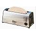 Palson Memphis toaster with electronic controls and defrosting function, 2 slots - Brushed metal