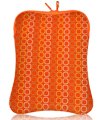 14" Square Pattern Neoprene Laptop Sleeve Bag (Orange) for Toshiba laptop