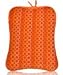 15" Square Pattern Neoprene Laptop Sleeve Bag (Orange) for Asus laptop