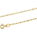 14K Yellow Gold Solid Bead Chain - 7 inches