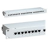 Equip Patchpanel 19Z 24 Port 1HE Cat 6 grau