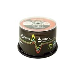 Xlayer CD-R 80 Vinyl-Look CD-Rohlinge (50er Pack)