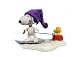 Search : Peanuts Charlie Brown Christmas Snowboarding Snoopy Action Figure 2009