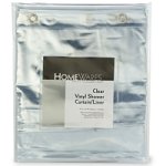 Homewares Clear Vinyl Shower Curtain / Liner, 72 L x 70 W - Latest prices