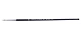 Charles Leonard Inc. Water Color Brushes with Pointed Rounds, # 4, 0.56 Inch Camel Hair, Black Handle, 1 Dozen (73504)
