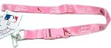 St. Louis Cardinals Breakaway Lanyard with Key Ring - Pink Officially Licensed Detachable Nylon