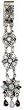 Keychains for Women in Sterling Silver 5.25 inches