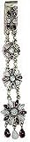 Sterling Silver Key Chain Hand Engraved Indian Style 5.25 inches