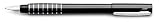 Lamy Accent Black Brilliant Finish Rhodium Rings Grip Broad Point Fountain Pen - L98-LDB