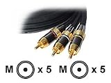 StarTech.com Premium - Video / audio cable - component video / audio - RCA (M) - RCA (M) - 1.83 m - black