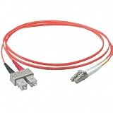Cables To Go 33155 LC/SC Duplex 62.5/125 Multimode Fiber Patch Cable (2 Meters, Orange)