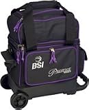 BSI 1 Ball Roller Bowling Bag Black/purple