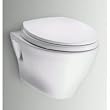 Toto CT418FG-01 Aquia Elongated Wall Hung Toilet Bowl with SanaGloss Cotton