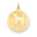 beagle19 - 14k Beagle Disc Charm Measures 262x192mm