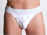 Go Softwear Metallic Crowns Jockstrap White