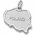  Poland Charm - Sterling Silver