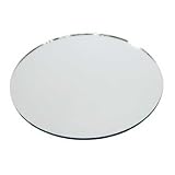 12 Round Glass Centerpiece Mirrors for Weddings, Banquets or Parties (Box of 6 Mirrors) by 