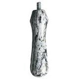 Rogar 0406 Granite Table Stand and Handle Set - White Wave