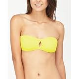 Roxy Native Skye Ruffle Bandeau - Women's ( sz. S, Yellow )