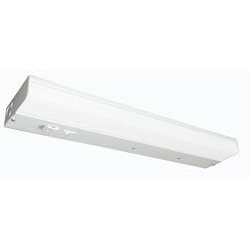 American Fluorescent TUQ120W Undercabinet Light, White, with Outlet and Switch, 24-1... by American Fluorescent