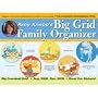 Amy Knapp's Big Grid Family Organizer 2009 Deluxe Wall Calendar