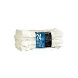 1888 Mills White Wash Cloths Commercial Quality - 24ct
