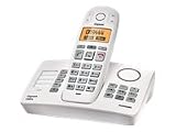 Gigaset E300A Schnurlostelefon (beleuchtetes Display,Freisprechfunktion, Anrufbeantworter, Bluetooth, Mini-USB) polarwei&szlig;