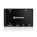 Transcend Hi-Speed externes Kartenleseger�t mit 3 USB Hubs schwarz