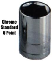 KTI28117 K Tool International 1/2in. Drive Standard 6 Point Socket 17mm