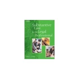 Substantive Law for the Legal Professional