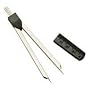 Deluxe ECG Caliper Ruler - Chrome tip with case and tip cover