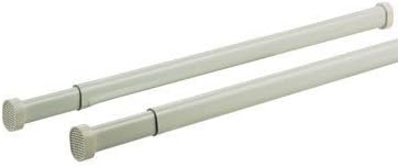 Levolor Oval Spring Tension Rod 11 - 16 White by Newell Window Furnishings