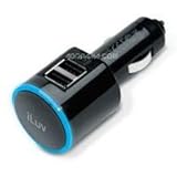 iLuv iAD219 Dual USB Car Charger for iPhone 4, 3G/3GS and All Mobile Device ....
