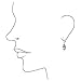 214VxNkVyaL. AA75  SCER013 Sterling Silver Crystal Designer Earrings Made with Swarovski Elements