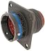 DEUTSCH AFD58-22-41PN-6117 CIRCULAR CONNECTOR, RECEPTACLE, 41 POSITION, 22-41, FLANGE