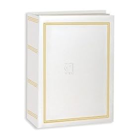 4X6 1-UP 100 PHOTO MINI-MAX POCKET ALBUM - WHITE - Photo Album