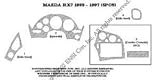 Mazda RX7 Dash Trim Kit 93-97 - 5 pieces - Oxford Burlwood
