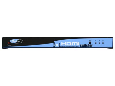 3:1 Gefen Hdmi Switch ( Black & Silver Available ), A/V Switchs, Audio and Video - Silver