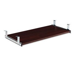 Alera Seville Series Keyboard/Mouse Shelf, 30w x 14d, Charcoal/Cherry