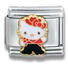 Hello Kitty Cowgirl Cat Animal Theme Licensed Charm Bracelet