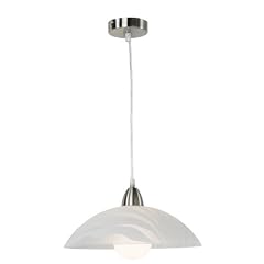 Pendelleuchte Fancy, 1-flg., Nickel matt, Glas satiniert, f�r 1xE27, max 60W, Durchmesser 35cm, L�nge 150cm