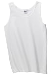 NEW Gildan Ultra Cotton - Tank Top White-L