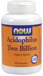 Acidophilus Two Billion by NOW Foods - Digestive Support (2Billion - 250 Capsules)