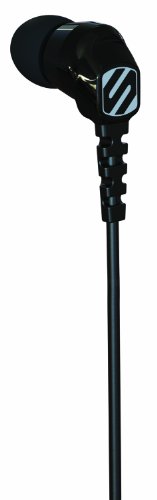 Scosche hp200bk Noise Isolation Earbuds with slideLINE Remote & Mic - Wired Headsets - Retail Packaging - Black