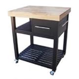 International Concepts WC10-3 Dining Essentials Kitchen Work Center with Ca ....