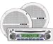 Dual 100-Watt AM / FM / CD Marine Receiver with Detachable Face and 6.5 Speakers