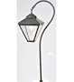 25"H X 10"W X 11"D Newport Shepherd's Hook Landscape Fixture