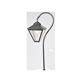 25"H X 10"W X 11"D Newport Shepherd's Hook Landscape Fixture