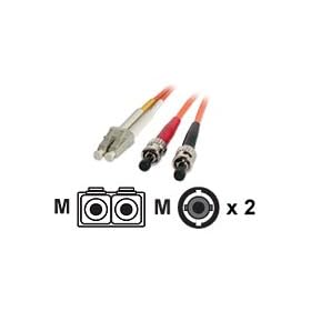 StarTech.com 3m Multimode 62.5 125 Duplex Fiber Patch Cable LC-ST (FIBLCST3) by